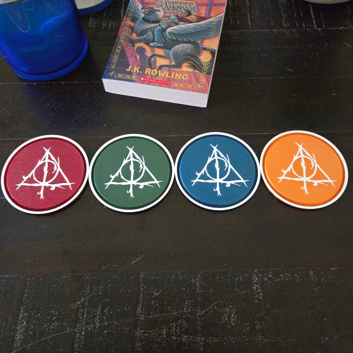 Wizarding School Coaster Set - 4 Houses